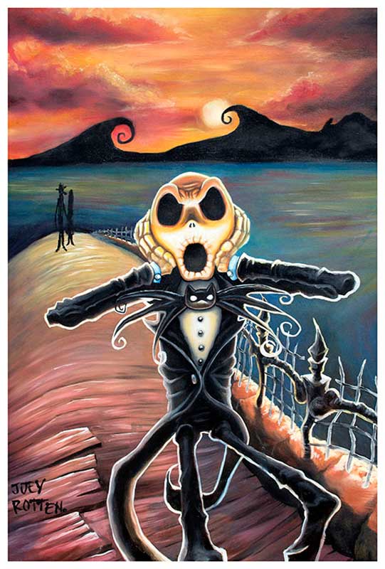 Jack Screams The Scream - Fine Art Print Joey Rotten