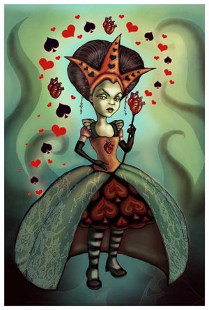 Levin Queen of Hearts - Fine Art Print Diana Levin