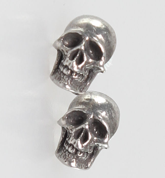 Mortaurium Detailed Skull Post Studs Earrings Alchemy Gothic E342 – Black  Orchid Couture