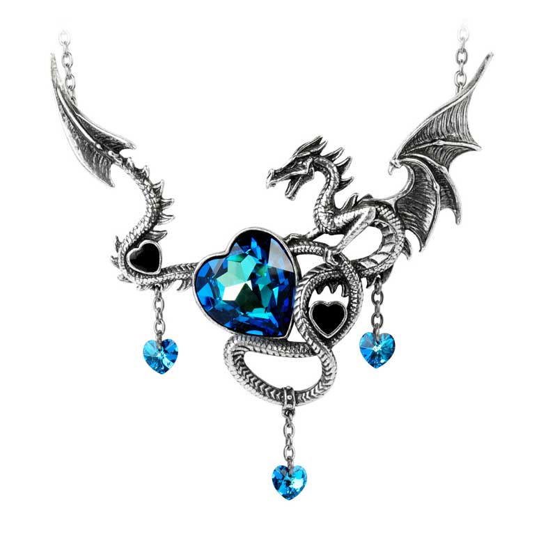Draig O Gariad Dragon Blue Crystal 
